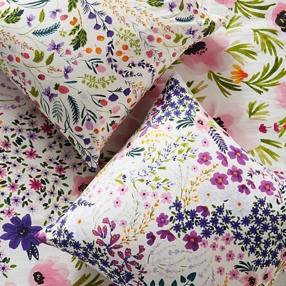 Anthropologie Posey Collection 3 Euro Shams NWT